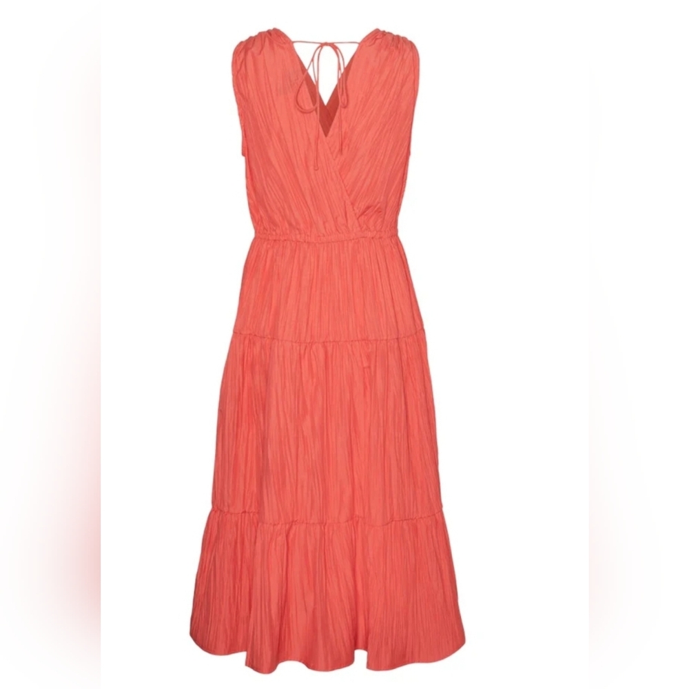 Vero Moda Coral Midi Dress - Picture 2 of 5